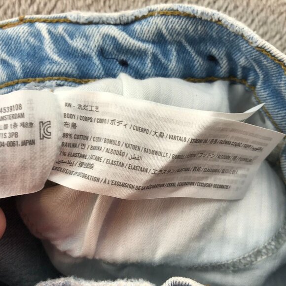 Abercrombie & Fitch Womens Jeans 26/2 90s Straight High Rise Distress Straight - Picture 13 of 16